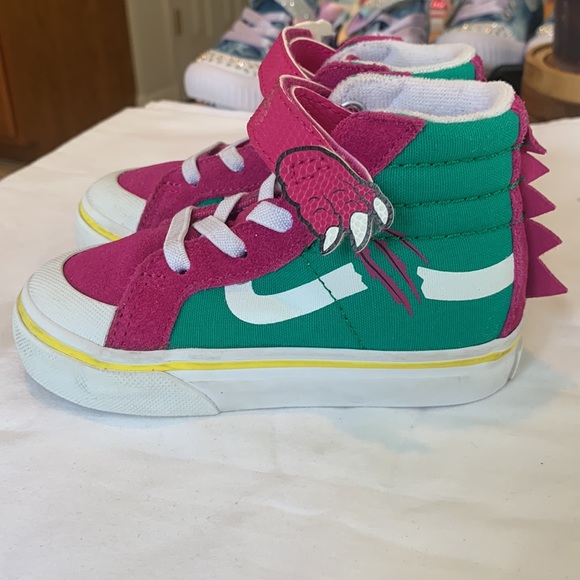 Vans Ols Skool Skate Dinosaur 🦕 size 6.5T - Picture 2 of 9